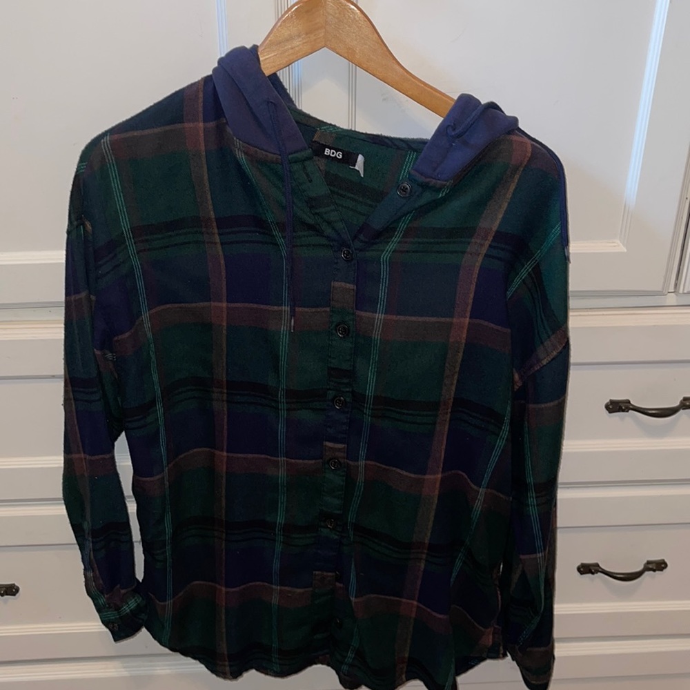 BDG SHIRT W HOOD